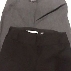 Black and gray size 8 dress pants bundle
